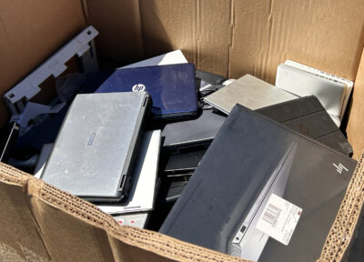 computers to be recycled